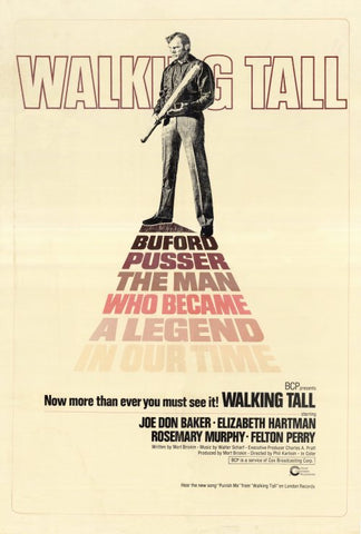 Walking Tall 27 x 40 Movie Poster - Style B