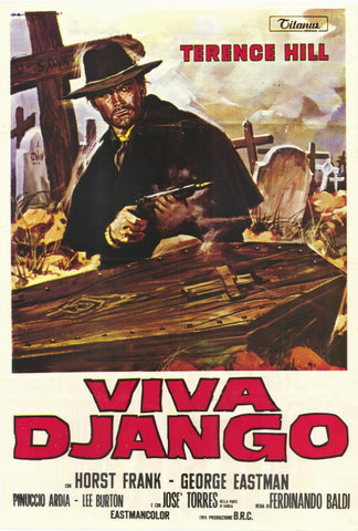 Django Sees Red 27 x 40 Movie Poster - Italian Style B