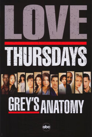 Grey's Anatomy 27 x 40 TV Poster - Style C