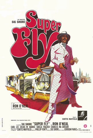 Superfly 27 x 40 Movie Poster - French Style A