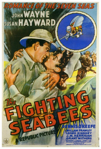 The Fighting Seabees 27 x 40 Movie Poster - Style A