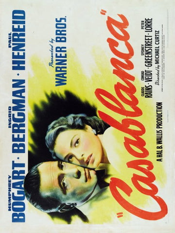 Casablanca 30 x 40 Movie Poster UK - Style A