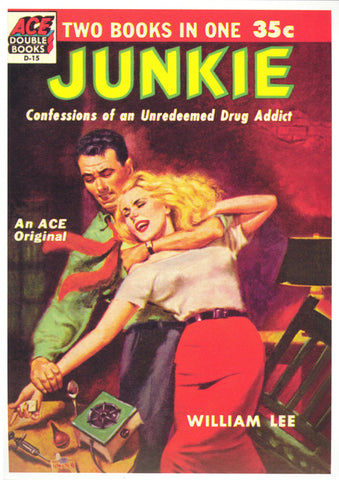 Junkie 11 x 17 Retro Book Cover Poster