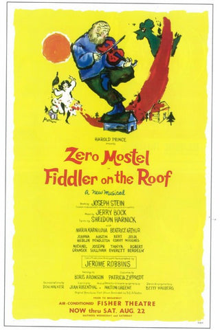 Fiddler On the Roof (Broadway) 11 x 17 Poster - Style A