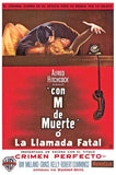 Dial M For Murder 27 x 40 Movie Poster - Argentine Style A