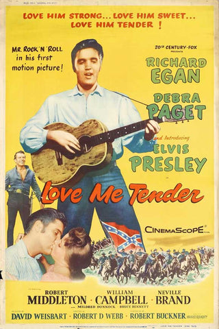 Love Me Tender 11 x 17 Movie Poster - Style D