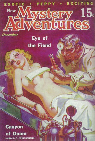 New Mystery Adventures (Pulp) 11 x 17 Pulp Poster - Style A