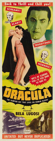 Dracula 14 x 36 Movie Poster - Insert Style B
