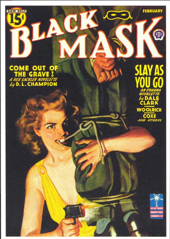 Black Mask (Pulp) 11 x 17 Retro Book Cover Poster