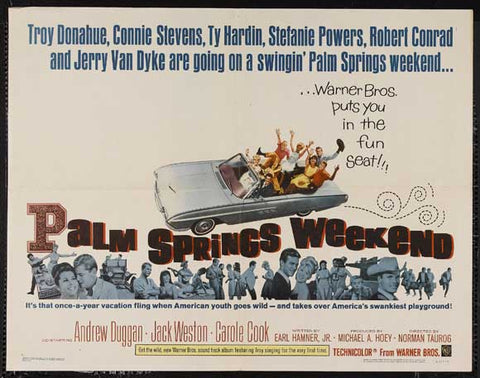 Palm Springs Weekend 30 x 40 Movie Poster - Style A