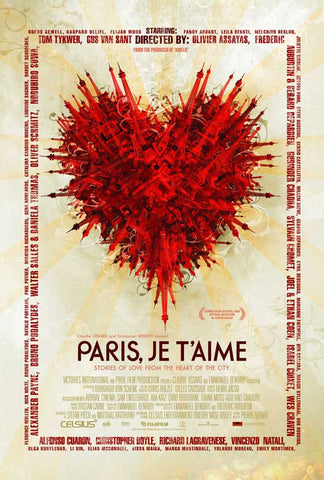Paris Je T'aime 11 x 17 Movie Poster - Style D