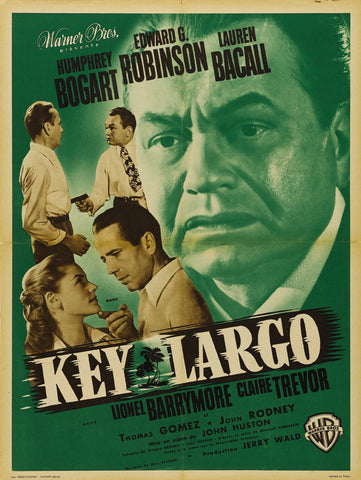 Key Largo 27 x 40 Movie Poster - French Style F