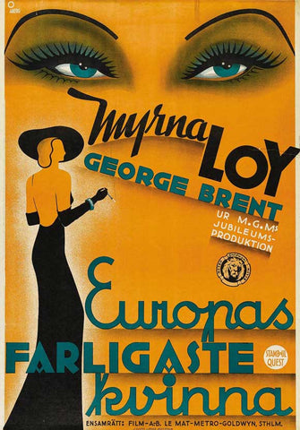 Stamboul Quest 11 x 17 Movie Poster - Swedish Style A