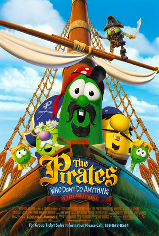 The Pirates Who Don't Do Anything: A Veggie Tales Movie 27 x 40 Movie Poster - Style A