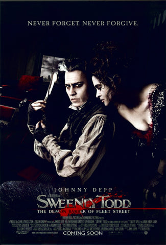 Sweeney Todd: The Demon Barber of Fleet Street 11 x 17 Movie Poster - Style E