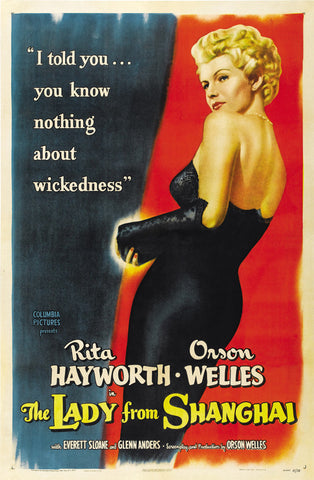 The Lady From Shanghai 27 x 40 Movie Poster - Style B