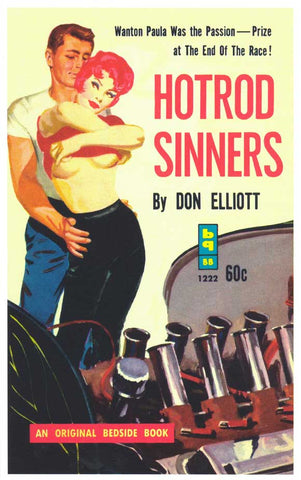 Hot Rod Sinners 11 x 17 Retro Book Cover Poster
