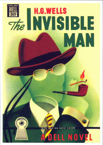Invisible Man 11 x 17 Retro Book Cover Poster