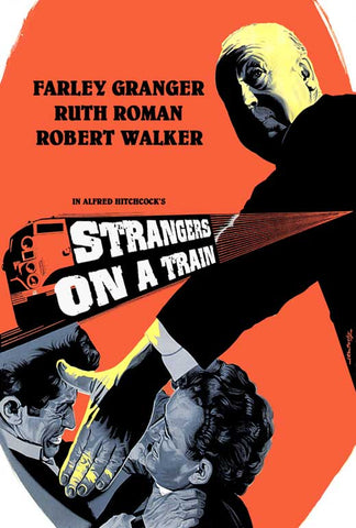 Strangers on a Train 27 x 40 Movie Poster - Style G