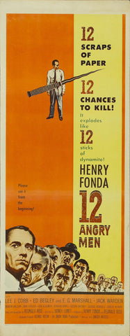 Twelve Angry Men 14 x 36 Movie Poster - Insert Style A