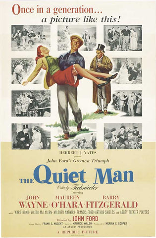 The Quiet Man 27 x 40 Movie Poster - Style C