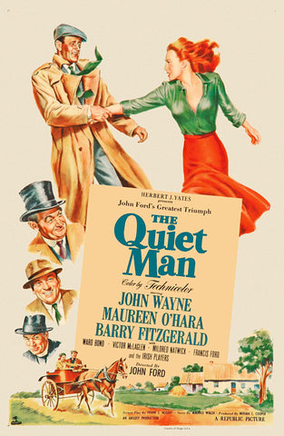 The Quiet Man 27 x 40 Movie Poster - Style E