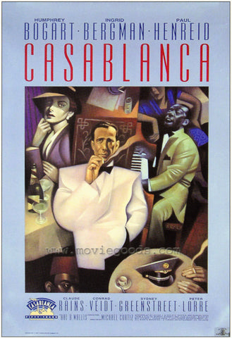 Casablanca 27 x 40 Movie Poster - Style D