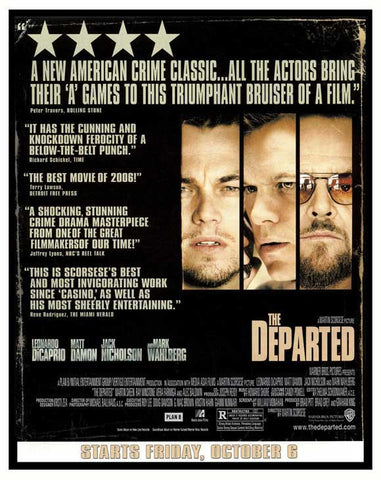 The Departed 11 x 17 Movie Poster - Style P
