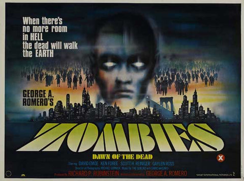 Dawn of the Dead 30 x 40 Movie Poster UK - Style A