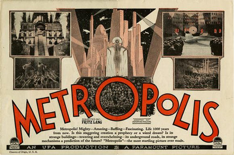 Metropolis 27 x 40 Movie Poster - Style N
