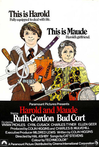 Harold and Maude 27 x 40 Movie Poster - UK Style A