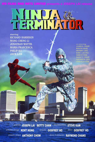 Ninja Terminator 27 x 40 Movie Poster - Hong Kong Style A