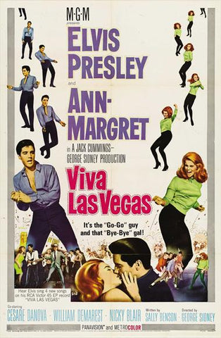 Viva Las Vegas 27 x 40 Movie Poster - Style B