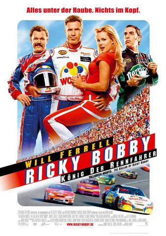 Talladega Nights: The Ballad of Ricky Bobby 27 x 40 Movie Poster - German Style A