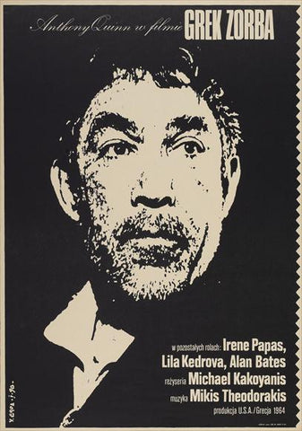 Alexis Zorbas 27 x 40 Movie Poster - Polish Style A