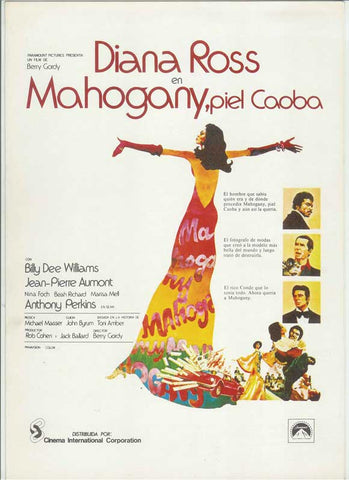 Mahogany 27 x 40 Movie Poster - Spanish Style A