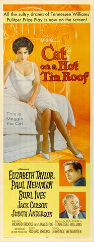 Cat On a Hot Tin Roof 14 x 36 Movie Poster - Insert Style A