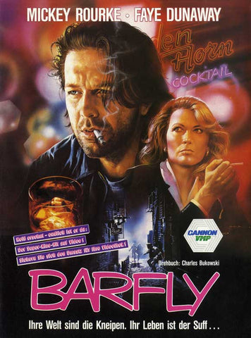 Barfly 27 x 40 Movie Poster - German Style A