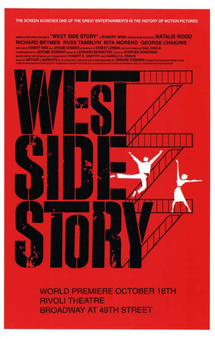 West Side Story (Broadway) 27 x 40 Poster - Style A