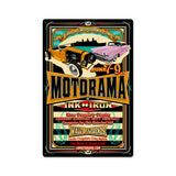 Motorama Metal Sign Wall Decor 12 x 18