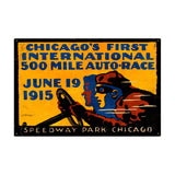 Chicago 500 Metal Sign Wall Decor 36 x 24