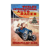 Worlds Races Metal Sign Wall Decor 24 x 36