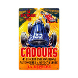 Cadours Circut Metal Sign Wall Decor 12 x 18