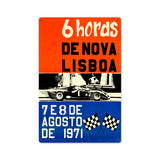 Lisboa Metal Sign Wall Decor 12 x 18