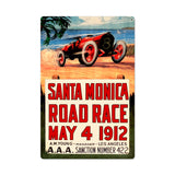 Santa Monica Metal Sign Wall Decor 16 x 24