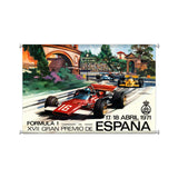Espana Grand Prix Metal Sign Wall Decor 38 x 25