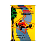 Havana Speed Week Metal Sign Wall Decor 25 x 36