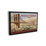 Brooklyn Bridge Metal Sign Wall Decor 24 x 16