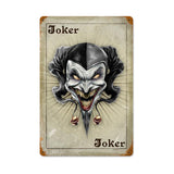 Joker Card Metal Sign Wall Decor 12 x 18
