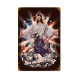 Lord Watch Them Metal Sign Wall Decor 12 x 18